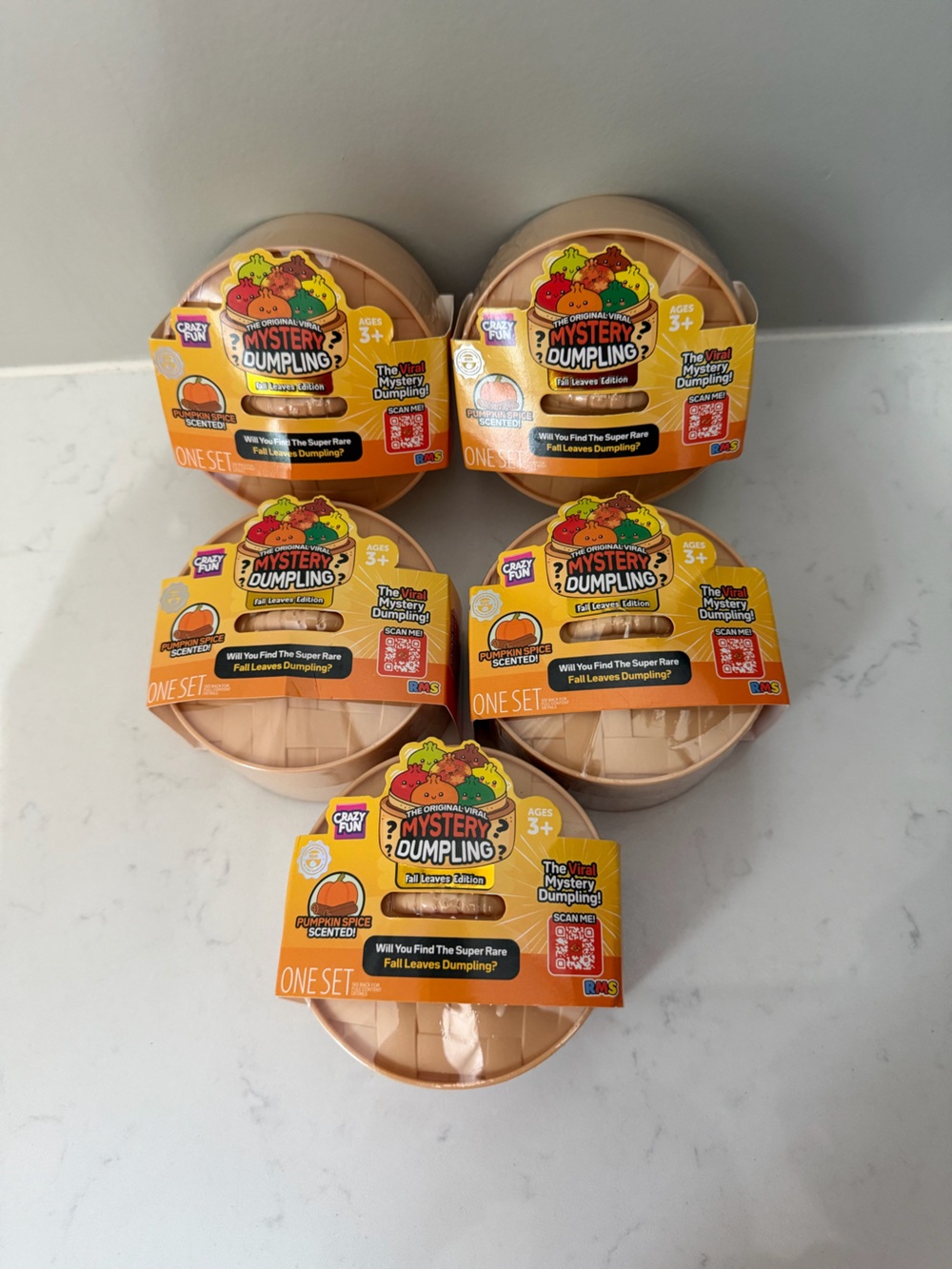 NEW 5X Viral Mystery Dumplings Fall Leaves Edition and Pumpkin Spice Scented
